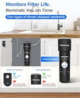 Waterdrop 10UB-B Under Sink Filter with Matte Black Faucet NSF 42 11000 Gallons view 8