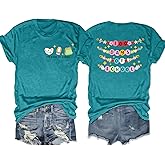 Happy 100 Days of School Teacher Shirt Women: Teacher T Shirts Kindergarten Teacher Gifts 100 Days Celebration Tops