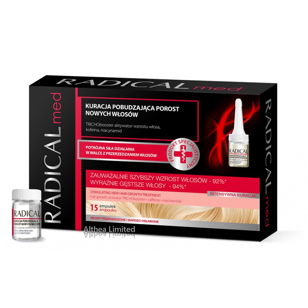 Ideepharm Radical MED Stimulating New Hair Growth Treatment 15x5ml