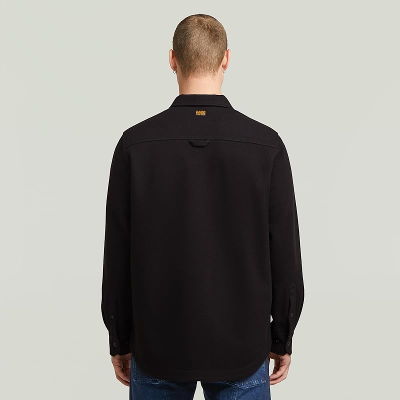 Gpo Zip Overshirt, Nero (Dk Black D25825-D200-6484), XL Uomo