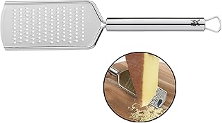 WMF Profi Plus Käsereibe Edelstahl 25 cm, feine Reibefläche, Parmesanreibe, Zitronenreibe, Cromargan Edelstahl teilmattiert, spülmaschinengeeignet