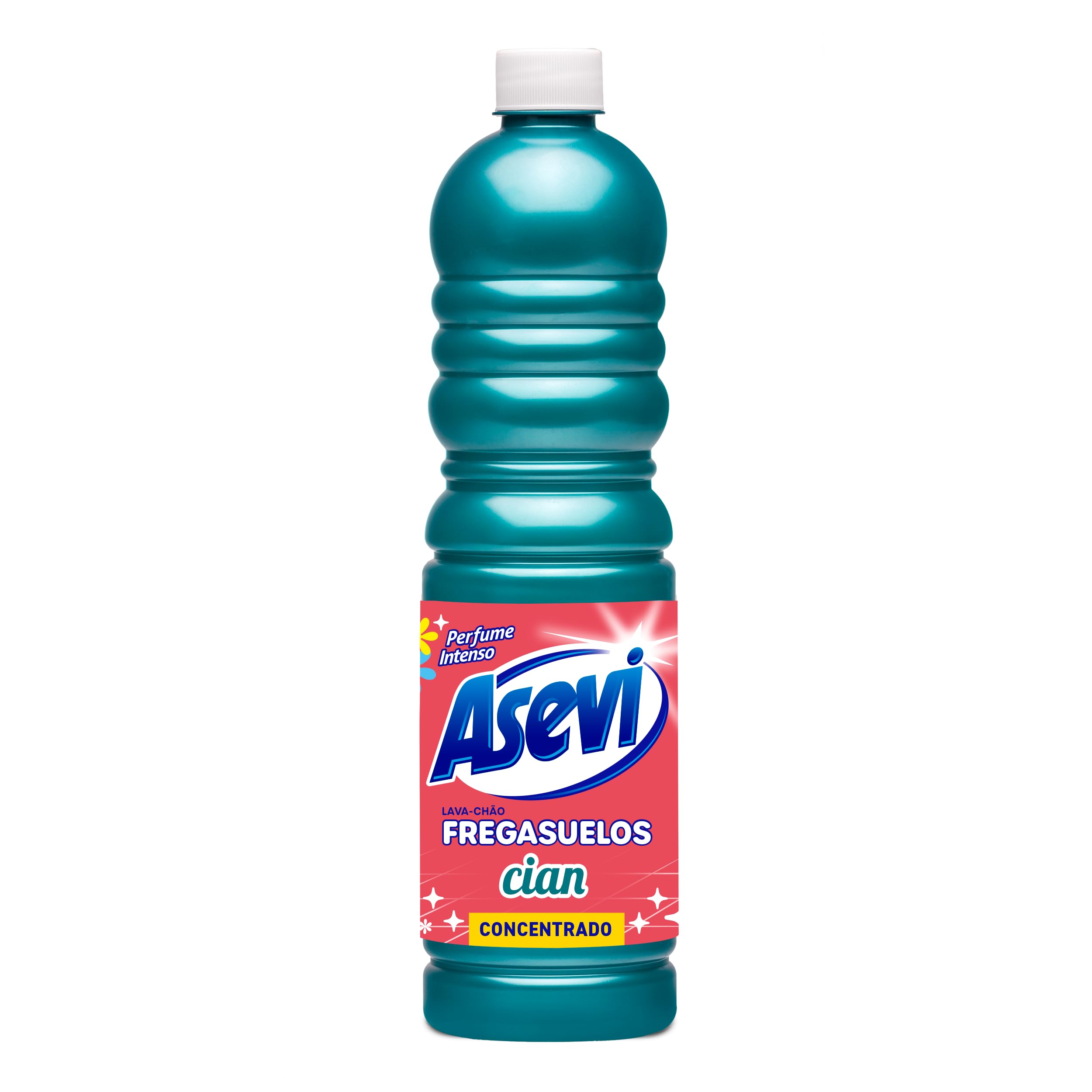 Asevi Concentrated Floor Cleaner Liquid Cian Scent – Fresh and Powerful Cleaning for Laminate, Stone and Hard Surfaces – 1L Bottle