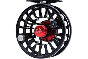 Maxcatch Avid Fly Reel with CNC-machined Aluminum Alloy Body 1/3,3/4, 5/6, 7/8,9/10wt
