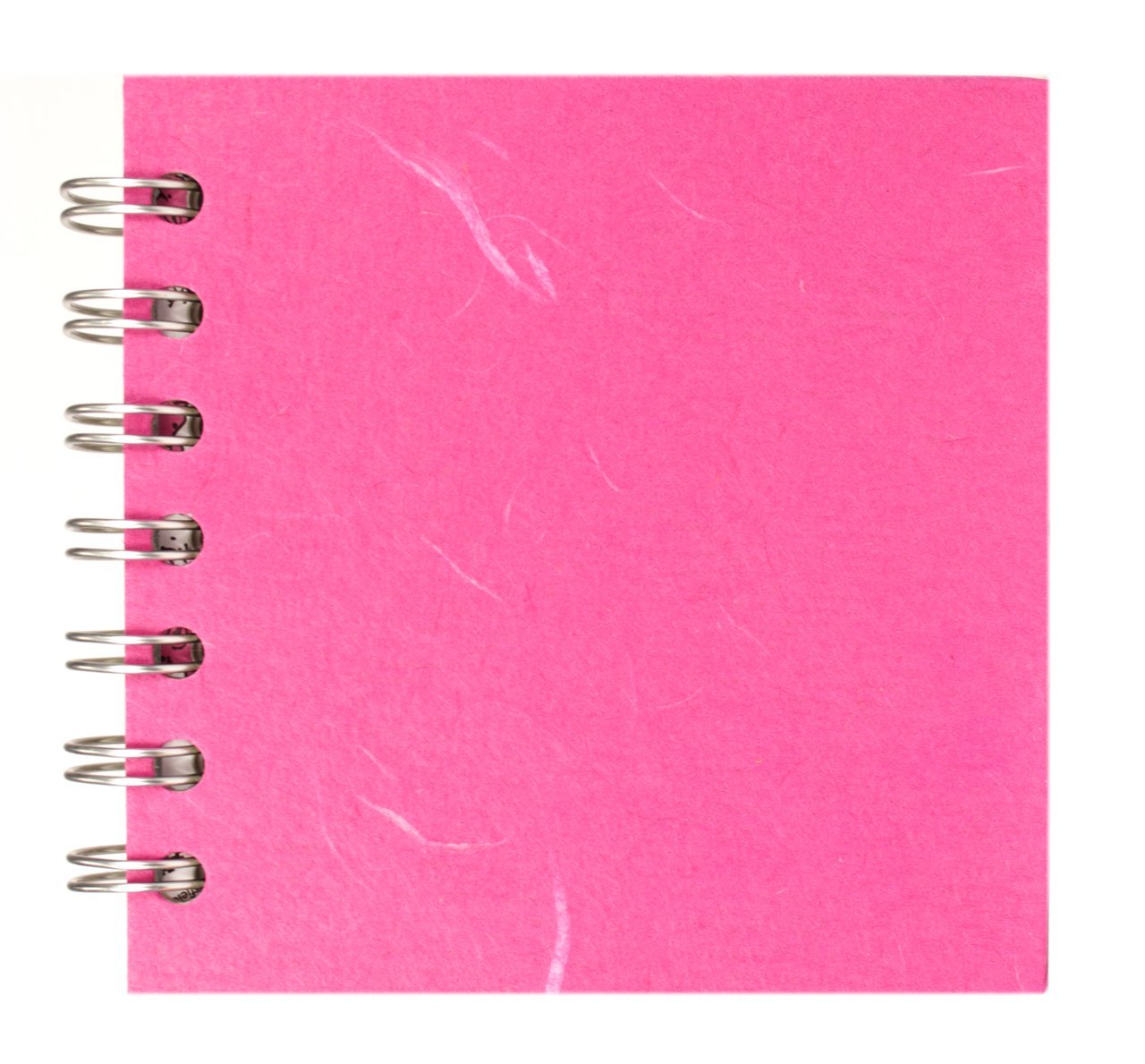 Pink Pig 4x4 Posh Silk Pig White Paper Sketchbook - Bright Pink