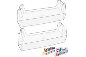 YEECHUN (2 PACK) [UPGRADED] W11239961 Refrigerator Door Shelf Replacement Compatible with Whirlpool Refrigerator Door Shelf Replace W10900538 WRS325SDHZ01 WRS321SDHZ01 WRS315 WRS325 Refrigerator Shelves Part