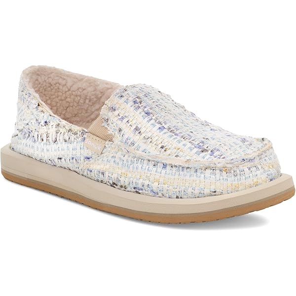 Amazon.com | Sanuk Hangout Lite Hex - Women Loafers, White, 6