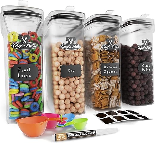 cereal storage jars