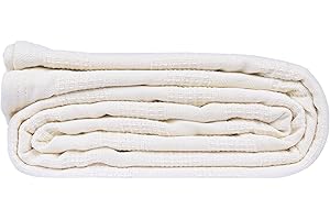 GENERIC Hospital Thermal Blanket Throw Snag Free | 100% Cotton | Twin 66 x 90 inches | White | New (1)