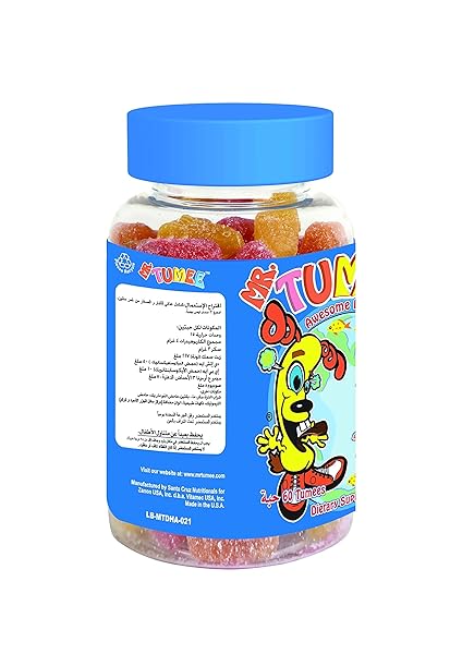 MR. TUMEE DHA OMEGA-3 GUMEE, LEMON/ORANGE/STRAWBERRY, 60 COUNT