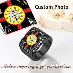 FindChic Personalized Signet Rings for Men Size 13