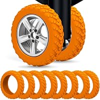 thumbnail image 2 of Trayknick Noise-Reducing Silicone Luggage Wheel Covers - Wear-Resistant 2 of 9