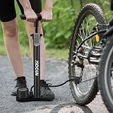 Jsdoin Bike Pump Floor Pump with Dual Presta Schrader Valves 160 psi Gauge view 6