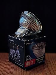 Phoenimax 6PCs MR16 12V 50W 800LM Halogen Bulb
