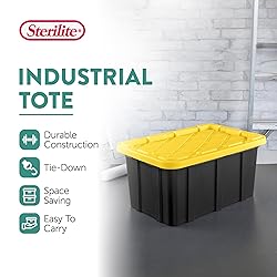 Sterilite 6-Pack Industrial Tote, Plastic Storage
