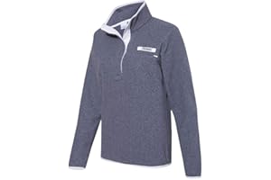 Columbia Women's Harborside Fleece Pullover (Collegiate Navy/White