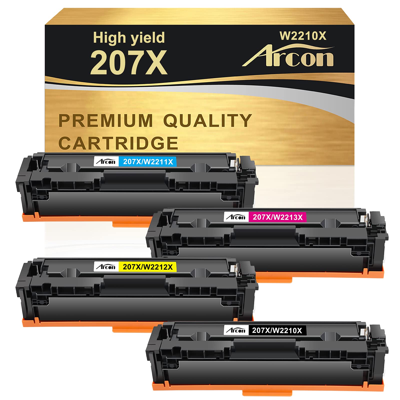 Arcon Replacement for HP 128A CE320A Toner Cartridge HP128A Compatible for HP Colour Laserjet Pro CP1525 CP1515N CP1525N CP1525NW CM1415 CM1415FN CM1415FNW Laser Printer Ink [Black]