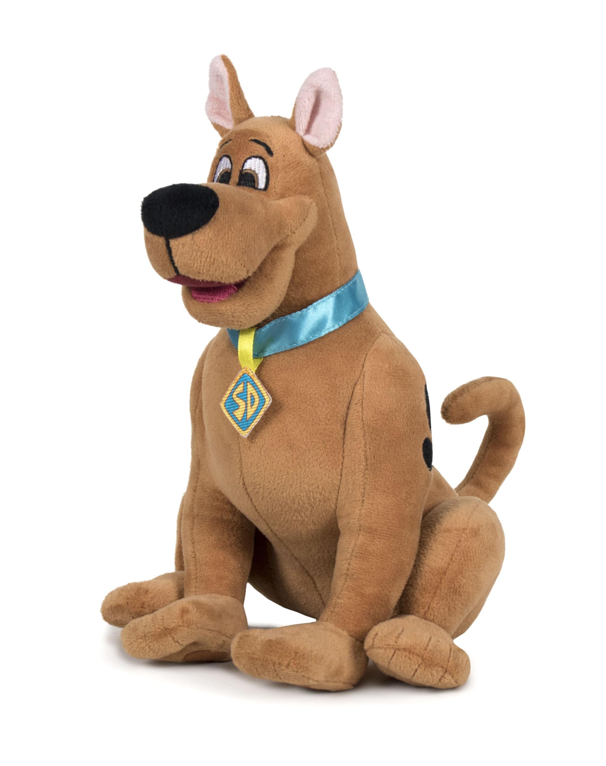 Play by Play Scooby DOO 760018963 Plush 30 cm / 11'80 Inches Super Soft Quality, Scooby Doo With Open Mouth, One Size
