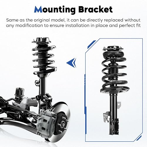 4X Front Rear Shock Strut Assembly For 2007-2011 Toyota Camry 2.4L 172307 172308 4X Front Rear Shock Strut Assembly For 2007-2011 Toyota Camry 2.4L 172307 172308