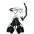 Speedo Unisex-Adult Swim Snorkel Dive Mask Anti-Fog with Nose Cover Adventure Series