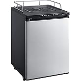 EdgeStar BR3002SS 24 Inch Wide Kegerator Conversion Refrigerator for Full Size Keg - Stainless Steel