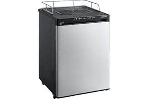 EdgeStar BR3002SS 24 Inch Wide Kegerator Conversion Refrigerator for Full Size Keg - Stainless Steel