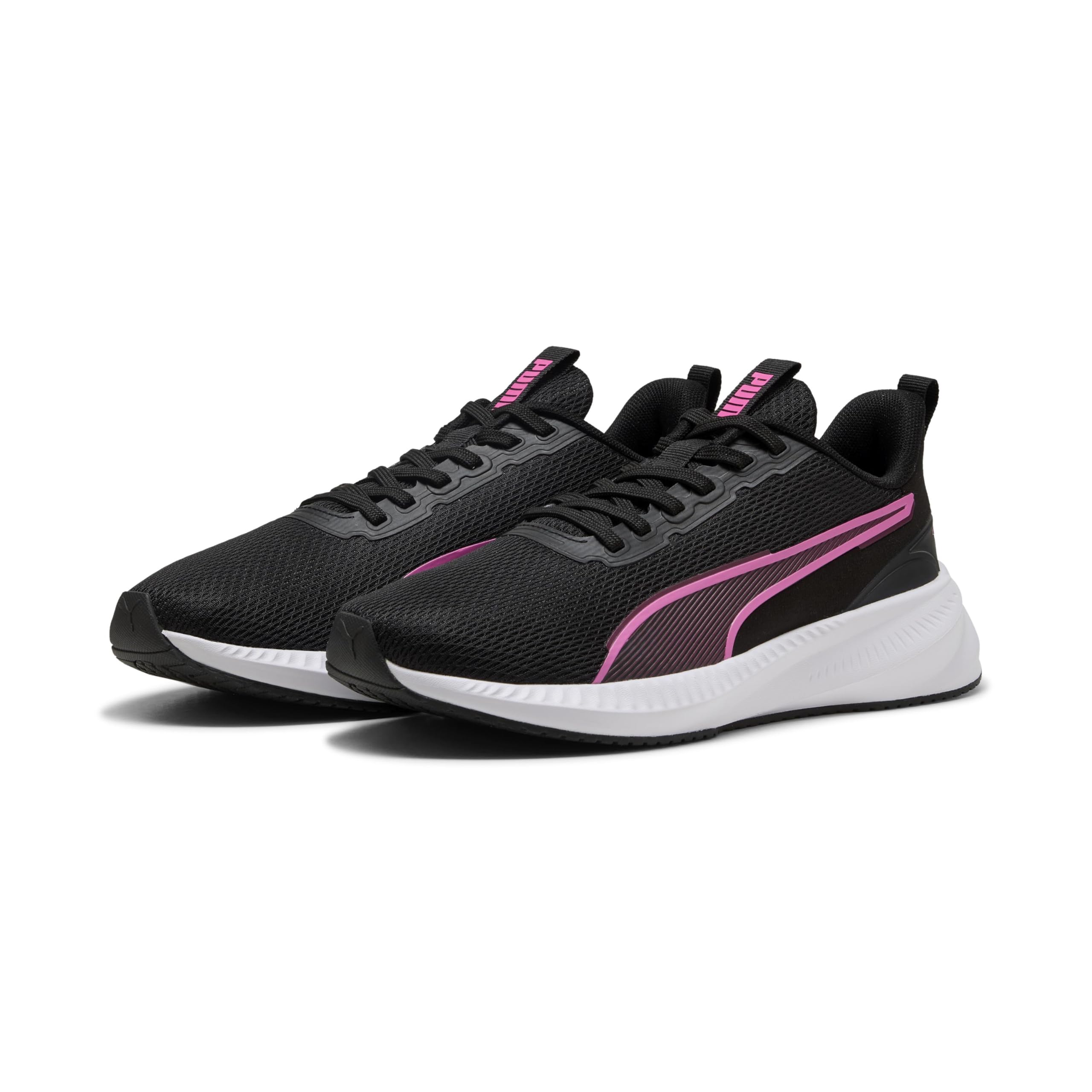 Puma Unisex Flyer Lite 3Road Laufschuh, Puma Schwarz Rosa Pixel, 46 EU