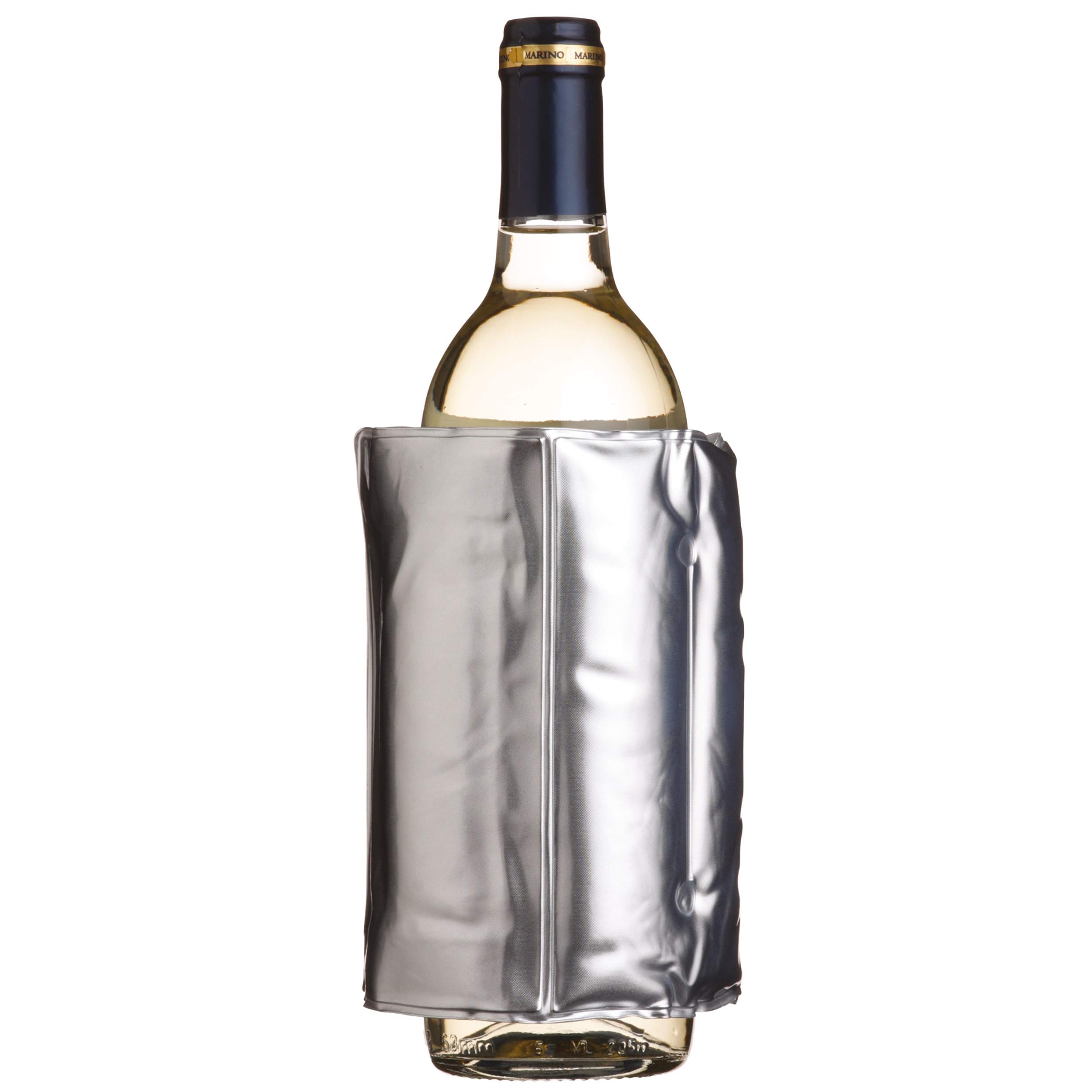 BarCraft KCBCWRAP Insulated Wine Cooler Sleeve, Silver Finish, 40 cm x 16cm