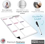 The Magnet Shop TMS A4 Magnetic Weekly Planner Whiteboard 30x21cm view 3