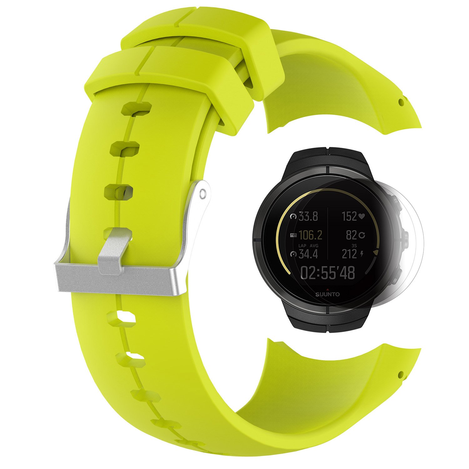 SUUNTO SPARTAN Ultra HR Band con protector de pantalla TUSITA Sustitución de