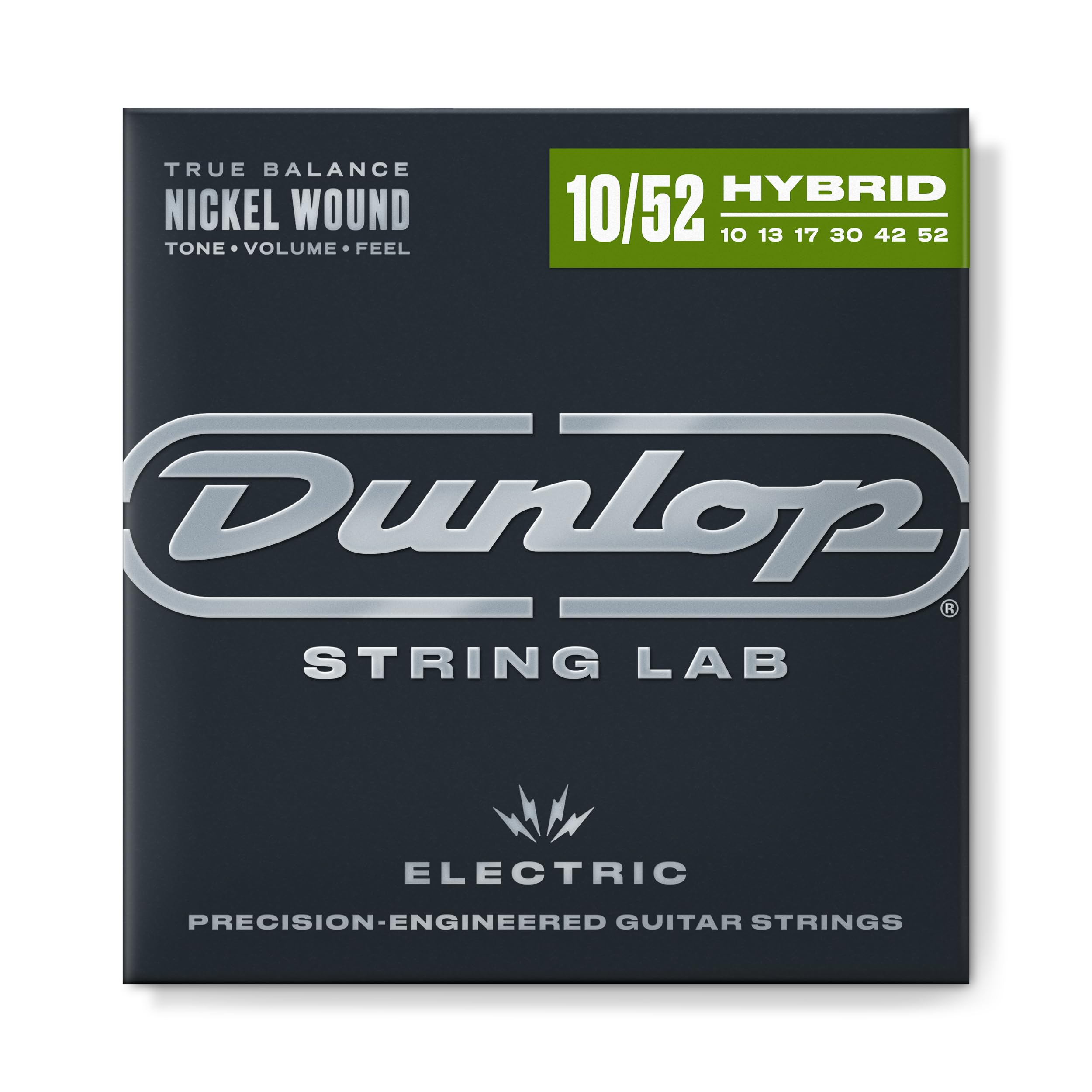 Dunlop DEN1052 10 Light/Heavy 10-52 Nickel Electric Guitar Strings — image 1