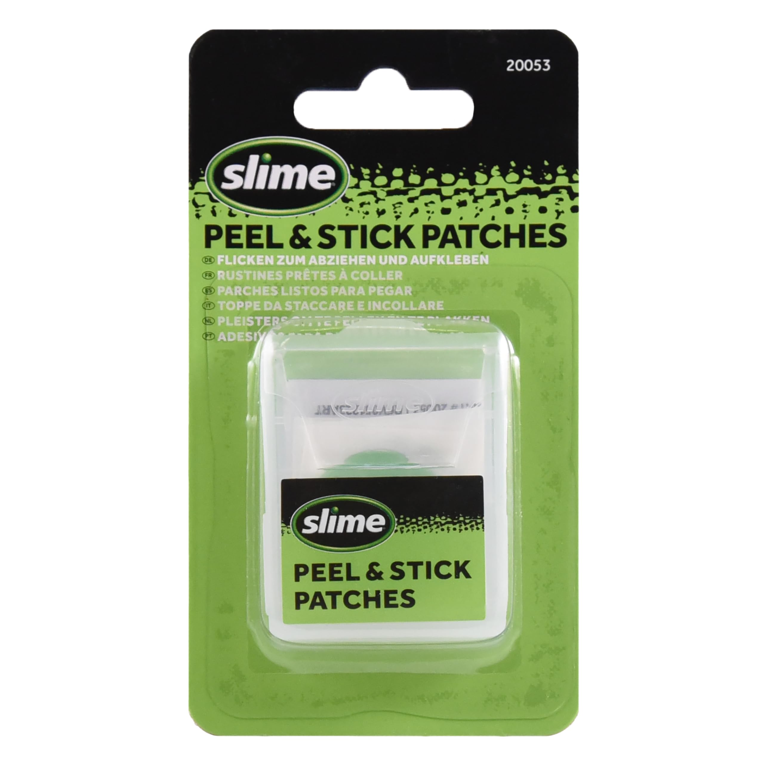 Slime 20053 Bike Skabs Patch Kit, for bike tube puncture repair, contains 6 patches and a metal scuffer