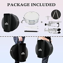 EASTROCK Snare Drum Set 14X5.5 Inches for Student