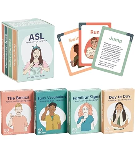American Sign Language Number Cards 0-30 - ASL Learning Flash Cards For Kids