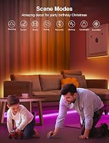 Mexllex LED Strip Lights 30m RGB App Control Music Sync with Remote view 5
