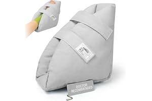 DRKLC Heel Protectors Cushion for Pressure Sores,Adjustable Foot Support Boot Surgery Recovery Supplies for Elderly Bedridden Pressure Ulcer Cushion Ankle Pillow for Bed, Wheelchairs (1 Piece)