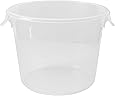 Rubbermaid Commercial Products FG572324CLR 6-Quart Round Storage Container