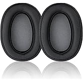 Replacement Ear Pads for Sony WH-H900N (h.Ear on 2 Wireless) & MDR 100ABN (h.Ear on Wireless) Noise Canceling Over-Ear Headphones, Headphones Ear Cushions, Headset Earpads, Ear Cups Cover(Black)