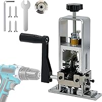 LILOOVKE Wire Stripper 1-25mm Tool Wire Stripper Machine for Hand Crank or Drill Powered Manual Can be Fixed or Removed Cable