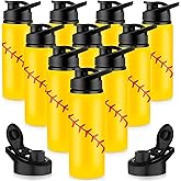 Yaomiao 10 Pcs Softball Water Bottles Aluminum Softball Gifts Tumbler Snap Lid Leak Proof Baseball Sports Bottle Baseball Accessories for Gym Sports Travel Coffee Friends Men Girls