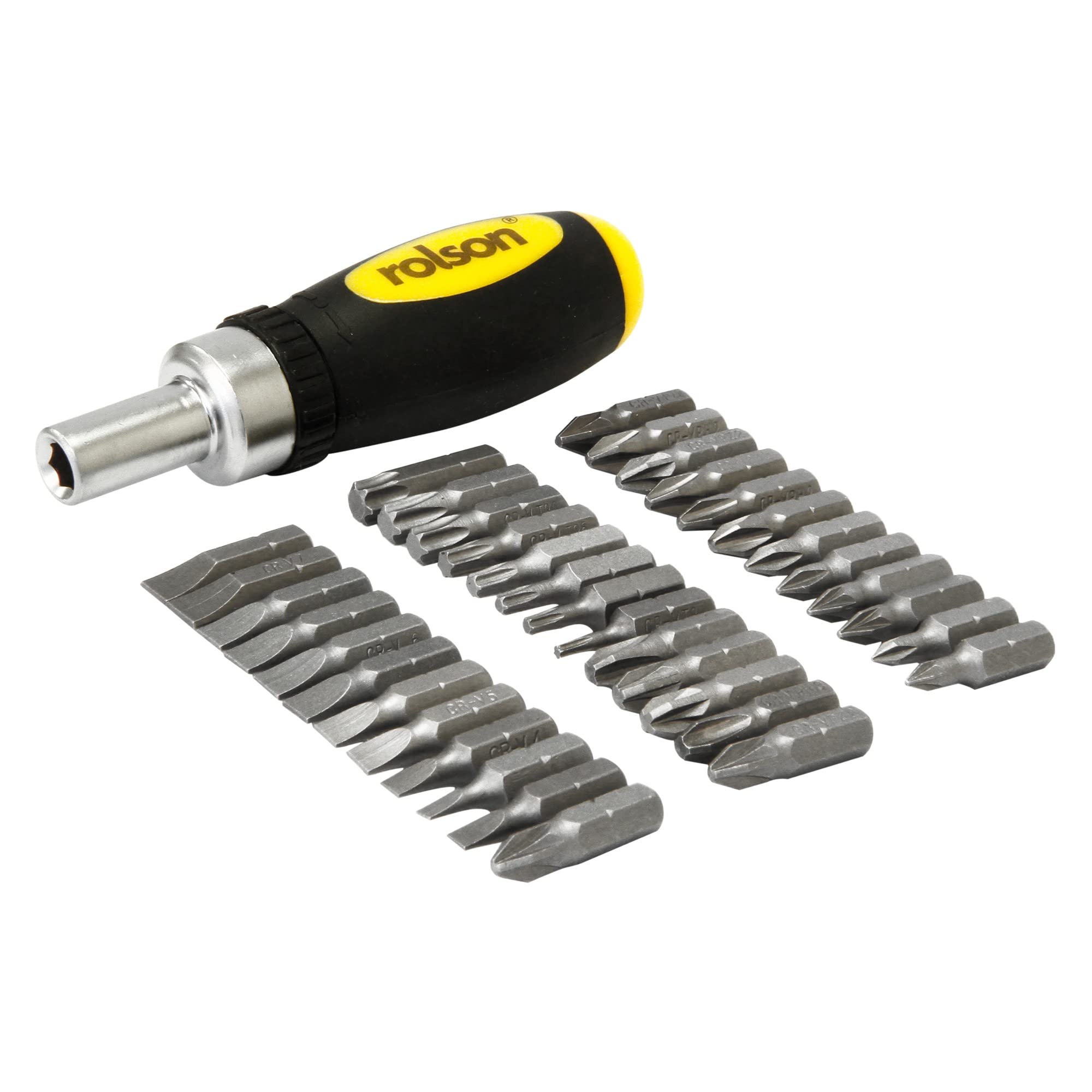 Rolson 28419 38 pc Stubby Screwdriver Set