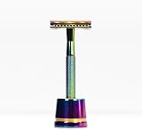 Bambaw Safety Razor Stand Rainbow Aluminum Double Edge Razor Holder view 4