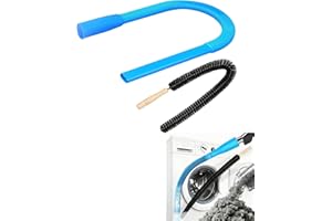 Dryer Vent Cleaning Kit - Universal Vacuum Hose Attachment & Lint Brush, Effectively Clean Clogged Dr yer Ducts, Fit Most Vac