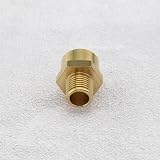 Create idea 4Pcs 1/4 Male to 3/8 Female BSP Brass Pipe Thread Adapter Converter view 6