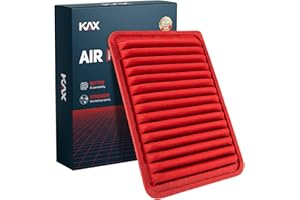KAX Premium Engine Air Filter, GAF003 (CA10171) Replacement for Toyota Camry 2007-2009 L4 2.4L, Camry 2010-2017 L4 2.5L, Venza 2009-2016 L4 2.7L, Increased Acceleration (Not for Hybrid)