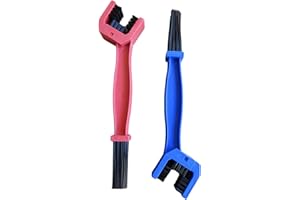 Kuanfine 2 Pack Bike Chain Cleaner, Bicycle Chain Washer Motorcycle Chain Cleaning Crankset Brush Tool