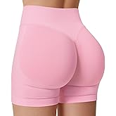 Sorfneo Women's Workout Impact Shorts 3.6" /4.5" Scrunch Butt Lifting Gym Shorts Yoga Running Biker