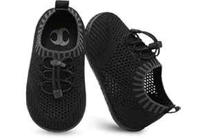 Scurtain Toddler Boys Girls Shoes Baby Slip on Sock Shoes Lightweight Casual Walking Sneakers