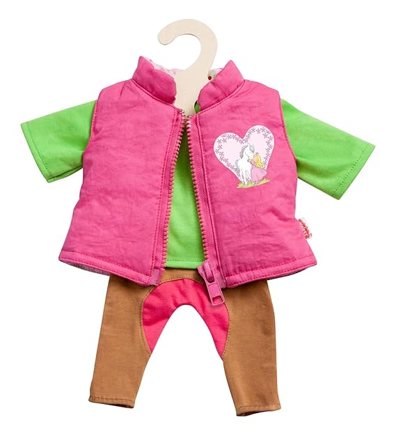 Heless 1500 Sportliches Reiteroutfit mit Wendejacke, Größe 28 - 35 cm