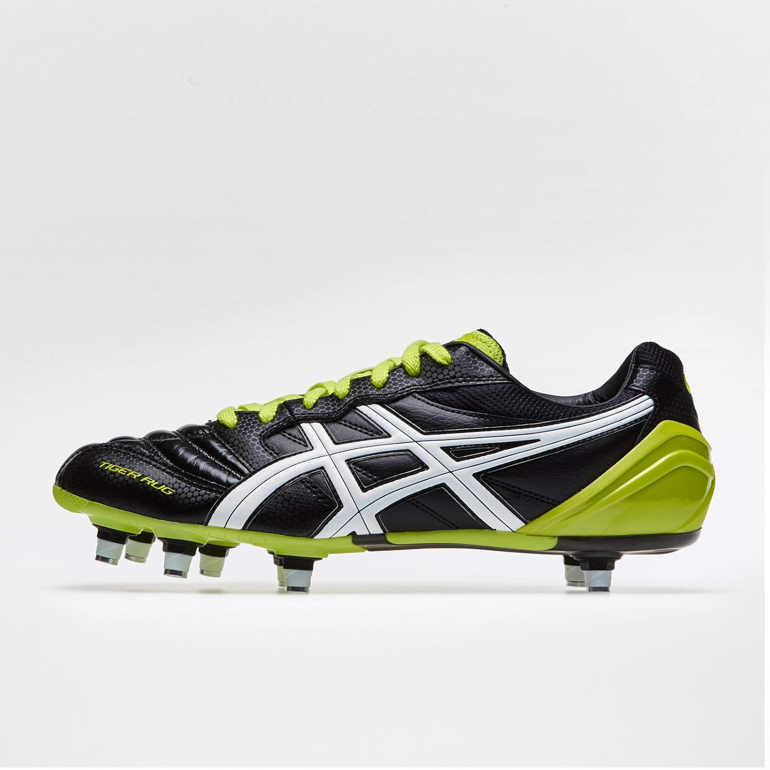 ASICS Mens Tiger Rug EXJP2 8 Stud Rugby Boots Black Amazon.co.uk