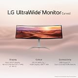LG 49WQ95C UltraWide Monitor Curved 49 Inch 5120x1440 144Hz Nano IPS G-Sync view 2